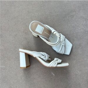 Dolce Vita Cream Block Heel Sandals